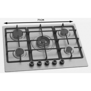 PLAQUE DE CUISSON Ã€ GAZ SCHNEIDER 5F INOX