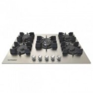 PLAQUE DE CUISSON SCHNEIDER A GAZ 5F 90CM INOX