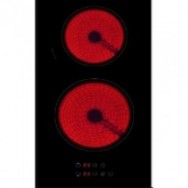 PLAQUE SCHNEIDER  30CM DOMINO VITROCÃ‰RAMIQUE VERRE NOIR