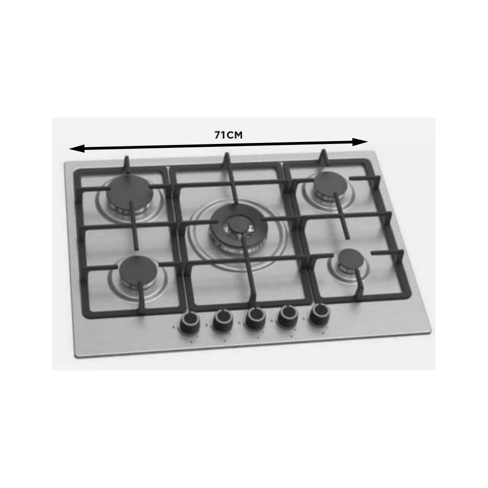 PLAQUE SCHNEIDER 5F 71CM EN FONTE AVEC VALVE DE SECURITE INOX