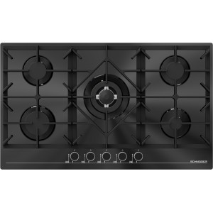 PLAQUE SCHNEIDER 90CM EN VERRE NOIR