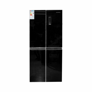 REFRIGERATEUR   SCHNEIDER 4 PORTES (FRENCH DOOR) 337L NET MIROIR NOIR