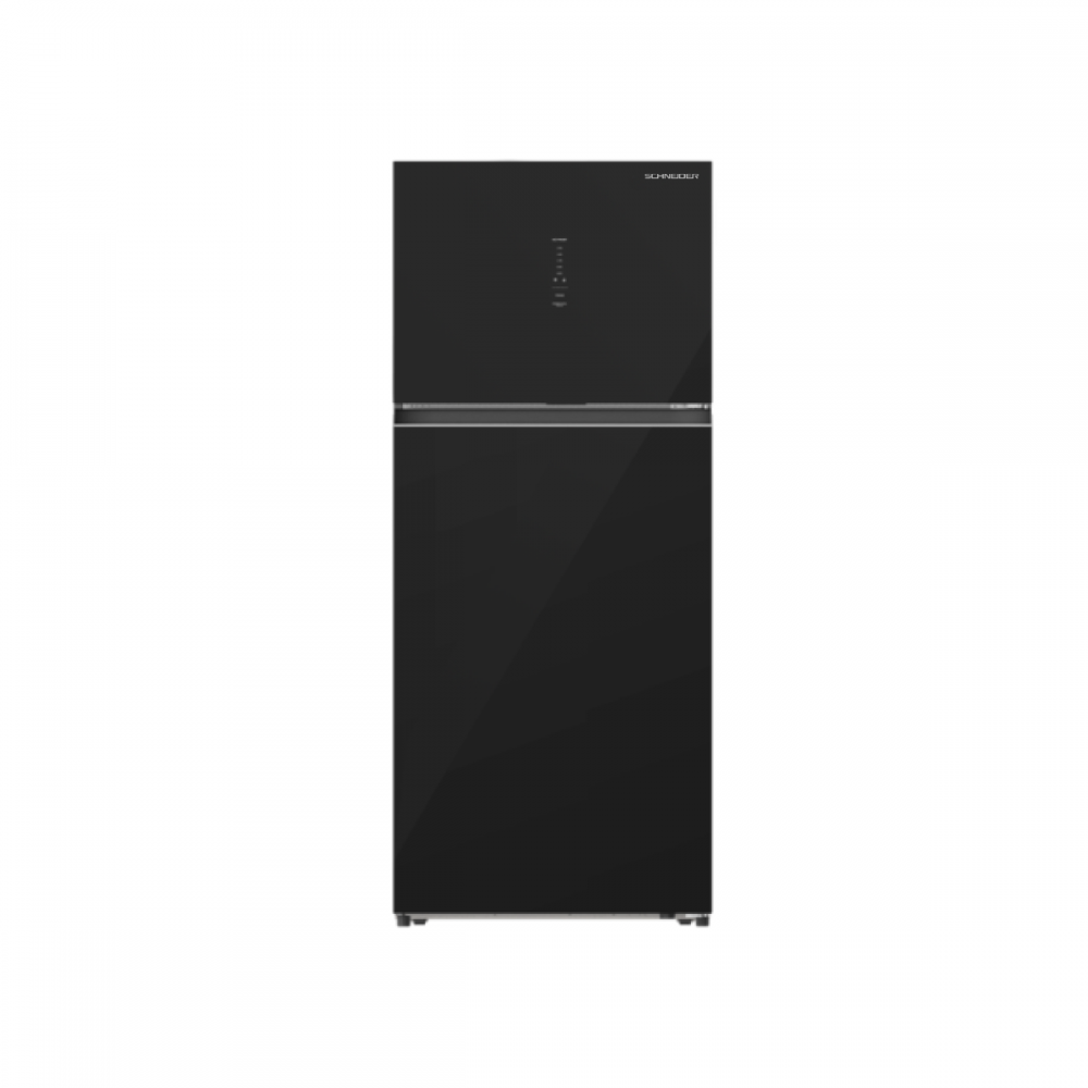 REFRIGERATEUR SCHNEIDER 2 PORTES NF 480L MIRROIR NOIR INVERTER