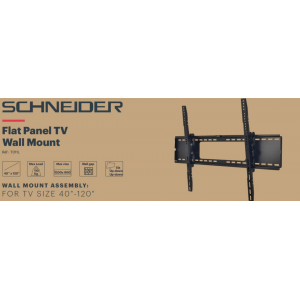 SUPPORT TV FIXE 40P-120P SCHNEIDER